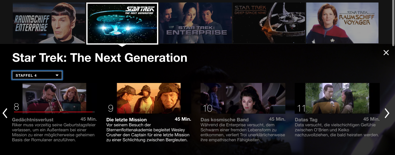 <span class="caps">TNG</span> auch auf Netflix